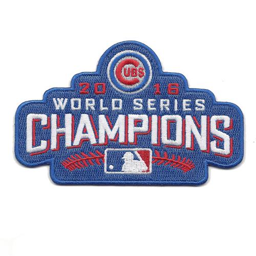 Stithced 2016 Chicago Cubs World Series Champions Jerseys Patch